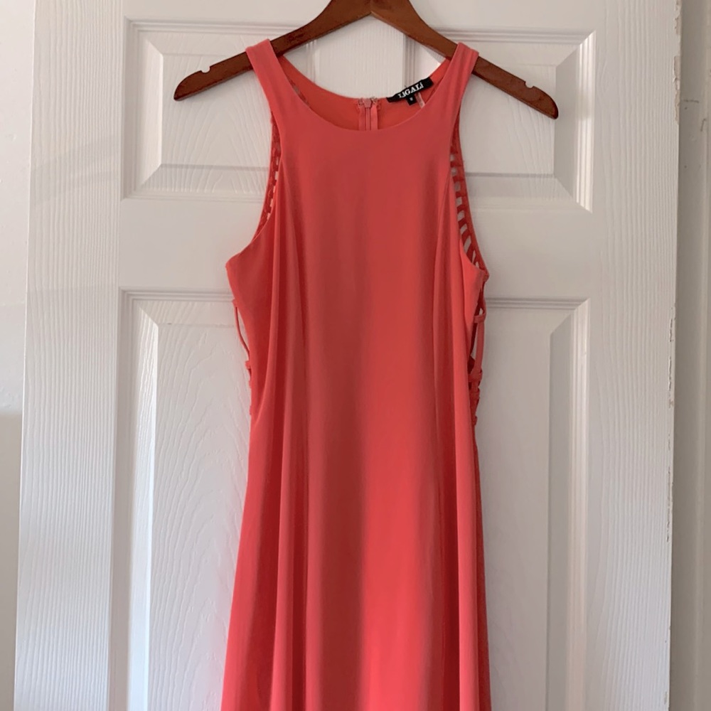 *SOLD* Salmon Midi Dress